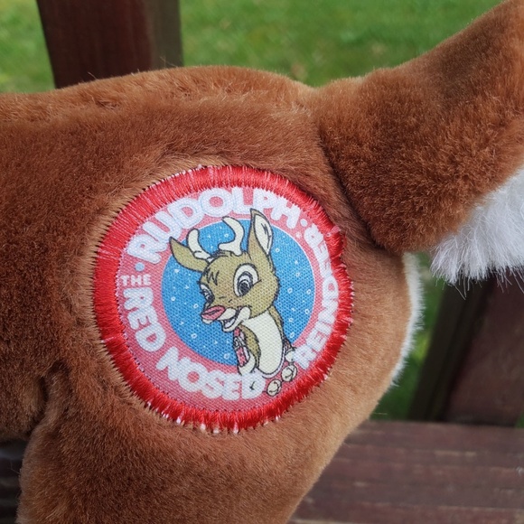 Vintage APPLAUSE Rudolph The Red Nosed Reindeer - 13" TALL - Picture 10 of 12